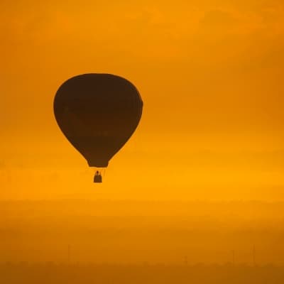 Survol de Québec en montgolfière