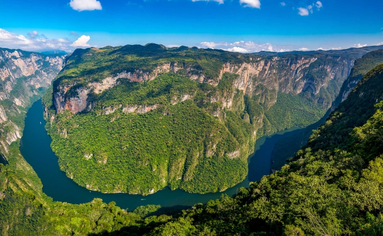 Spectaculaire canyon du Sumidero